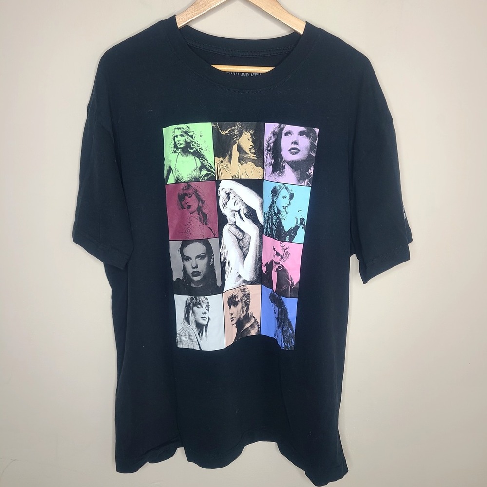 Official Taylor Swift The Eras Tour Concert T-Shirt Black 3XL